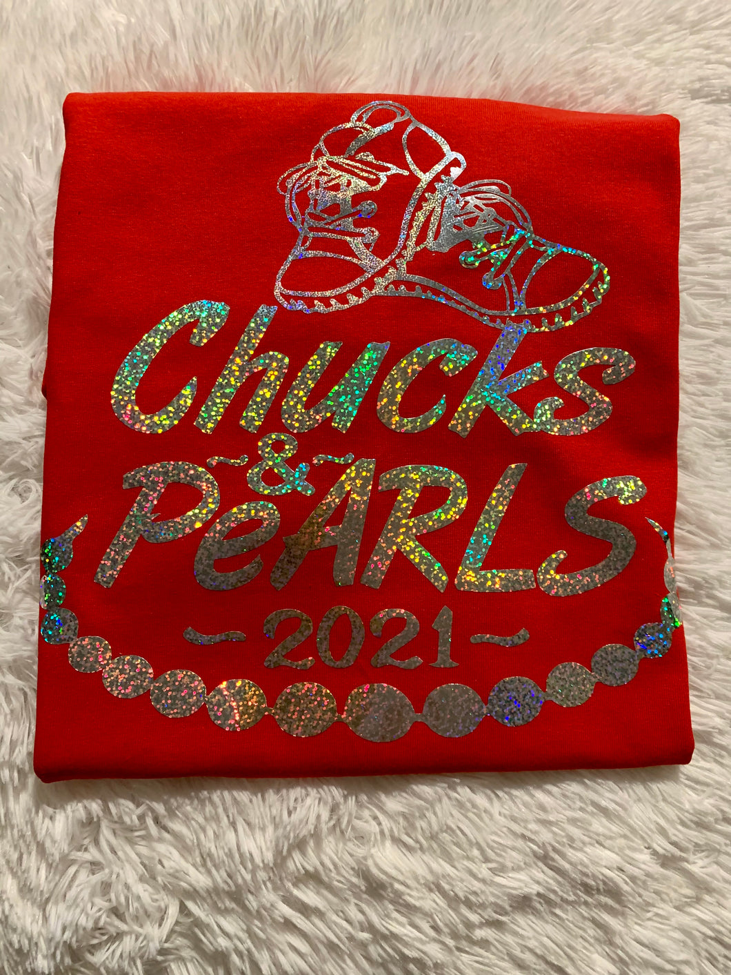 Red Hot Chucks & Pearls
