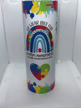 Load image into Gallery viewer, Afro Lock Autism Mom Tumbler