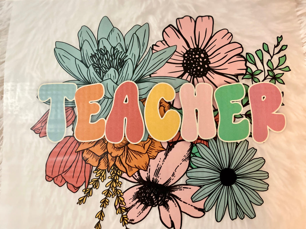 Blooming Teacher Tee