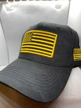 Load image into Gallery viewer, Black and Gold Baseball Cap