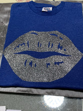 Load image into Gallery viewer, Glitter Lip T-Shirt