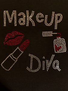 Make Up Diva Crew Neck T-Shirt
