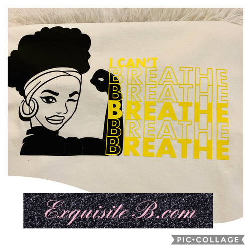 I Can’t Breath Afro Girl Tee