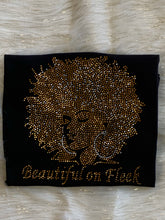 Load image into Gallery viewer, Beautiful on Fleek Black Graphic T